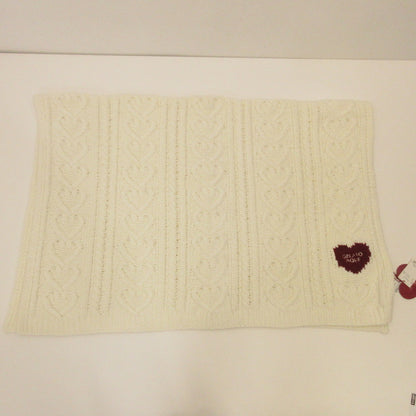 gelato pique | Gelato Pique Heart Aran Blanket Other Accessories PWGG251693 Cream