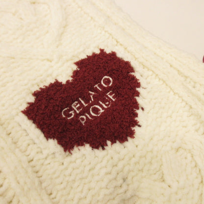 gelato pique | Gelato Pique Heart Aran Blanket Other Accessories PWGG251693 Cream