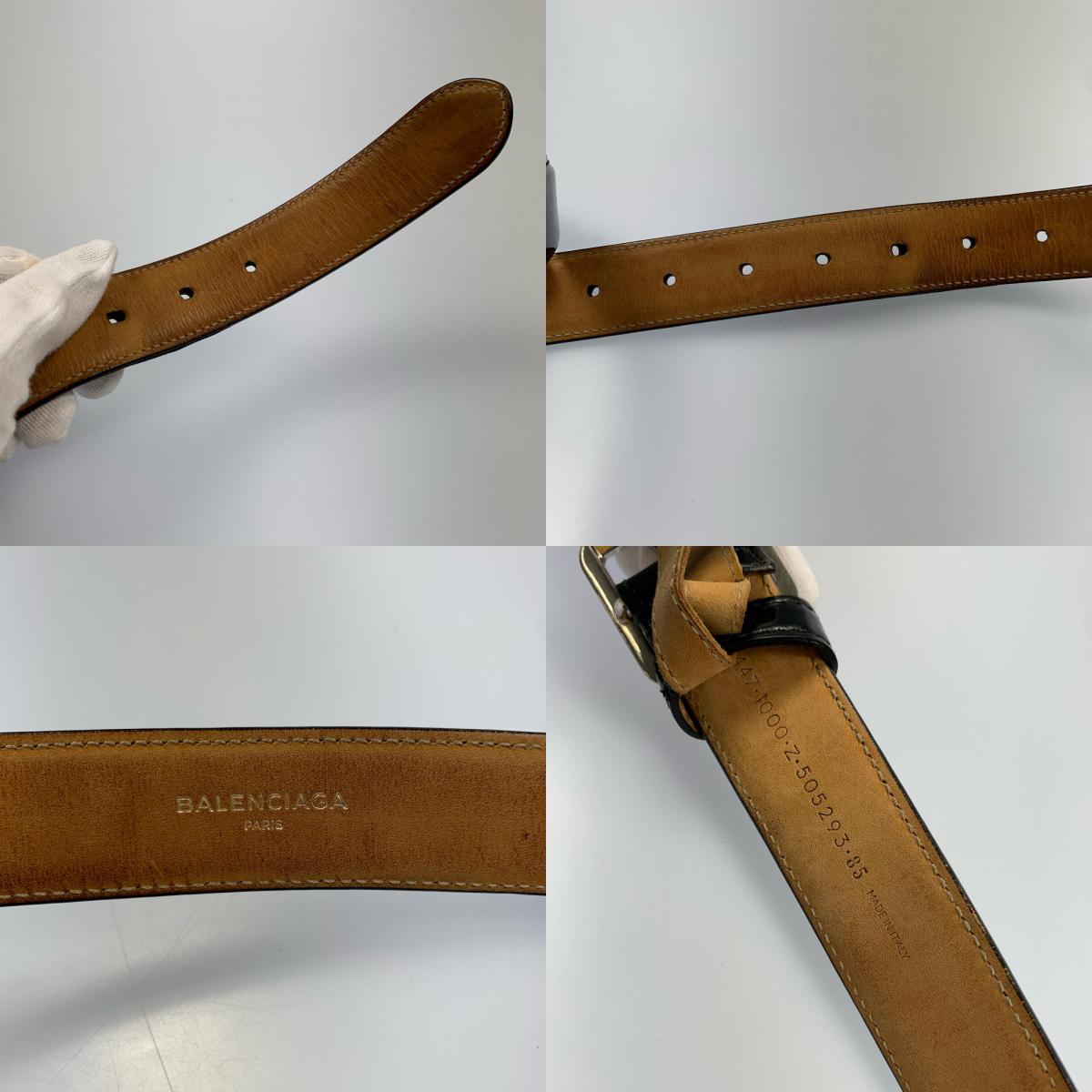 【中古】BALENCIAGA | バレンシアガ ベルト 525447 ブラック