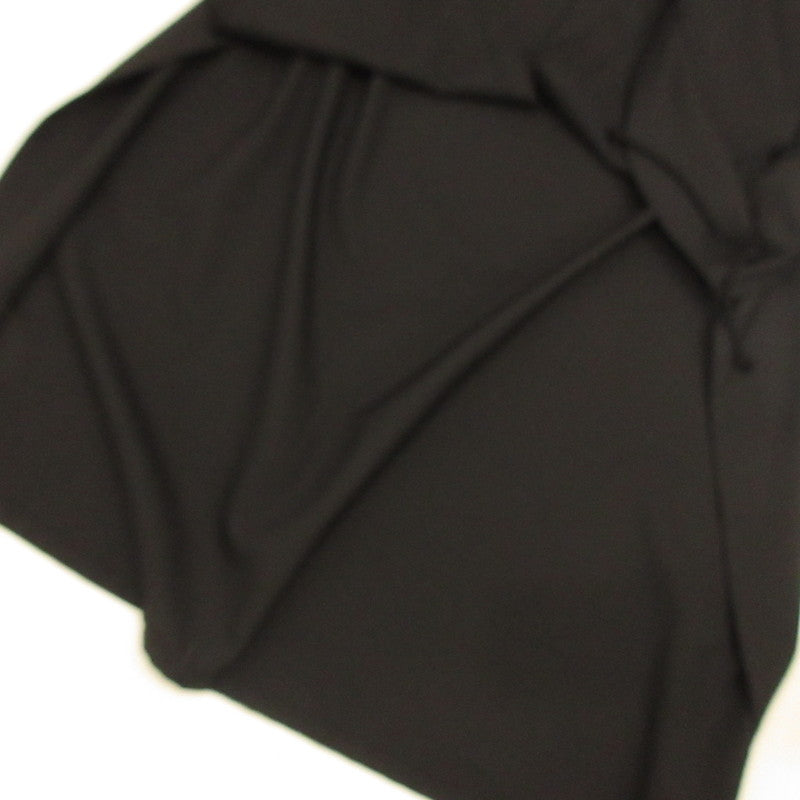 Ground Y | Ground Y Double Collar Back Long Shirt Long Sleeve Shirt GV-B05-100 Black Size: 3