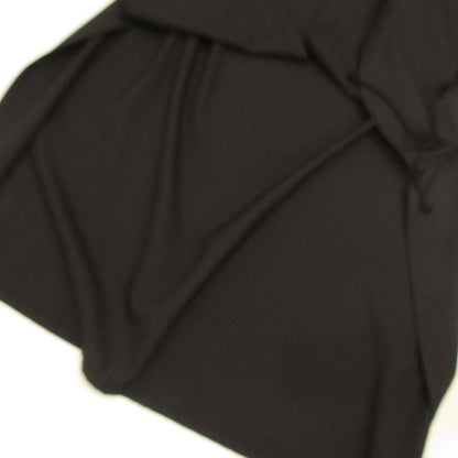 Ground Y | Ground Y Double Collar Back Long Shirt Long Sleeve Shirt GV-B05-100 Black Size: 3