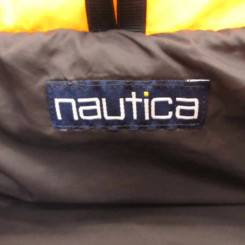 NAUTICA | Nautica 700FP Vintage-like Nylon Down Vest Down Vest 253-15103 Orange Size: XL