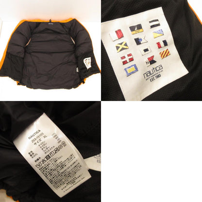 NAUTICA | Nautica 700FP Vintage-like Nylon Down Vest Down Vest 253-15103 Orange Size: XL
