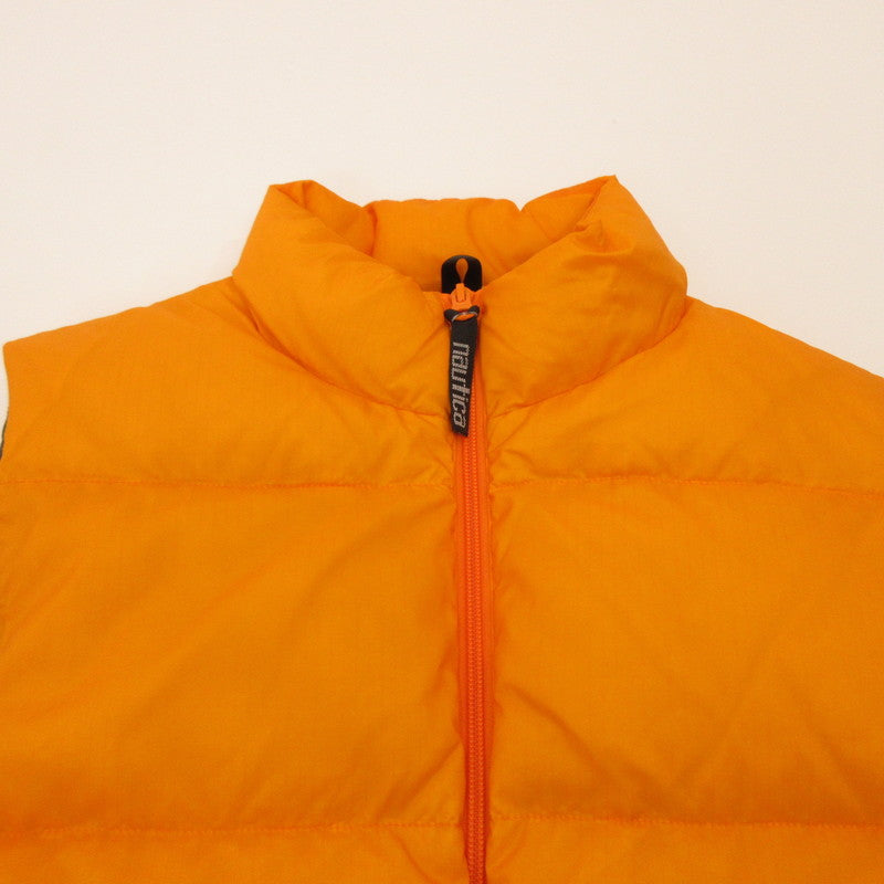 NAUTICA | Nautica 700FP Vintage-like Nylon Down Vest Down Vest 253-15103 Orange Size: XL