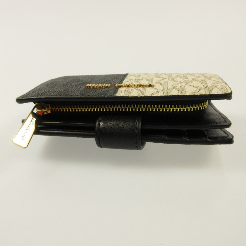 Michael Kors | Michael Kors Jet Set Medium Two-Tone Logo Wallet Bi-fold Wallet 35F4GTVF6B