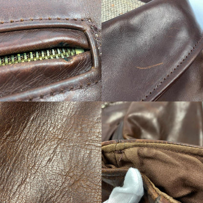 AERO LEATHER | エアロレザー ハイウェイマン レザー ブラウン サイズ：34【姫路東店】