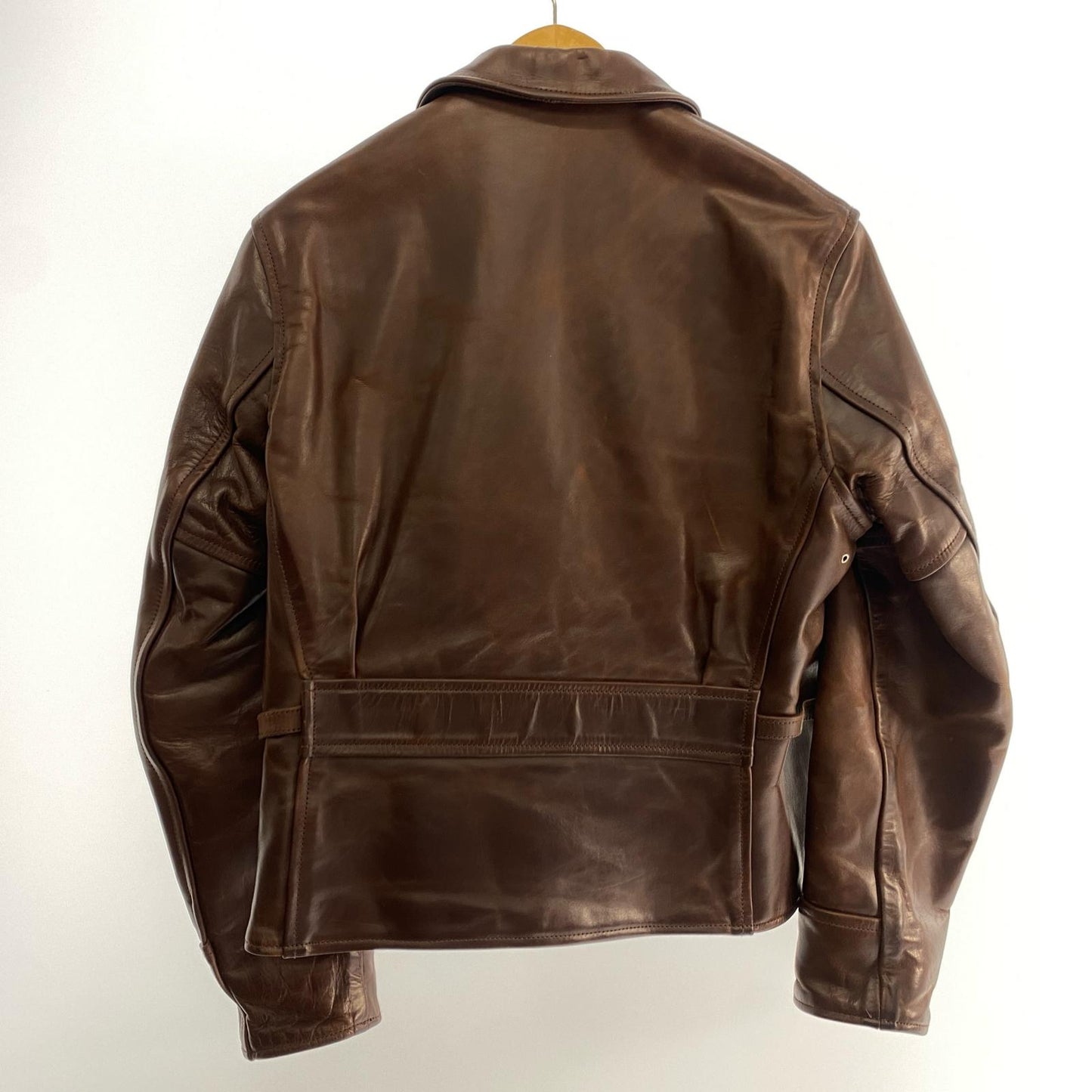 AERO LEATHER | エアロレザー ハイウェイマン レザー ブラウン サイズ：34【姫路東店】
