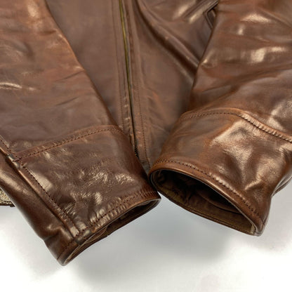 AERO LEATHER | エアロレザー ハイウェイマン レザー ブラウン サイズ：34【姫路東店】
