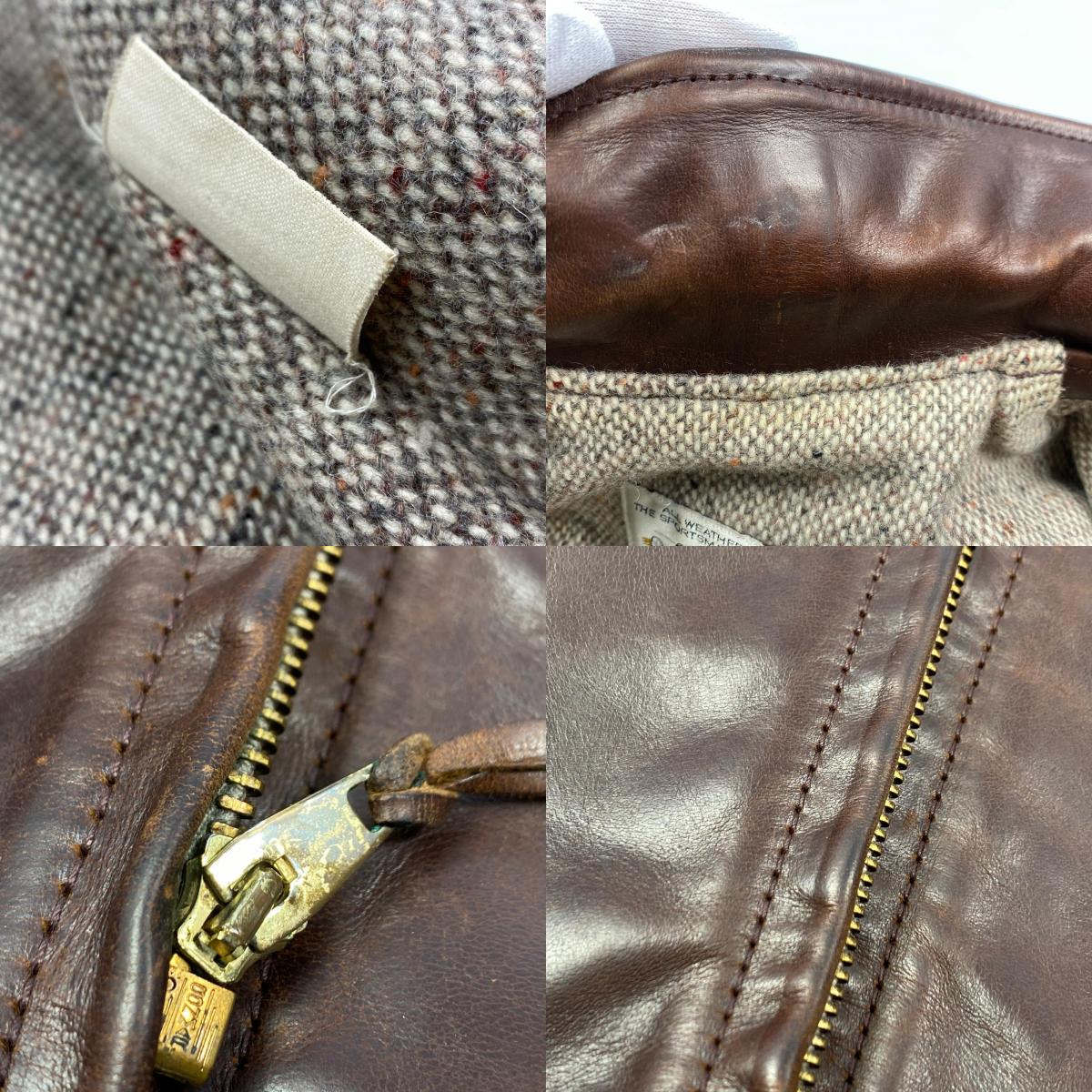 AERO LEATHER | エアロレザー ハイウェイマン レザー ブラウン サイズ：34【姫路東店】