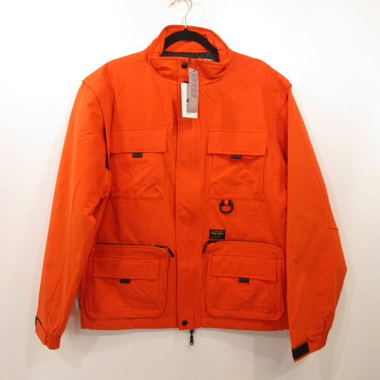 430 - FOURTHIRTY - | フォーサーティー PAD FISH CONVERTIBLE JACKET 中綿ジャケット 23-156 オレンジ サイズ：2