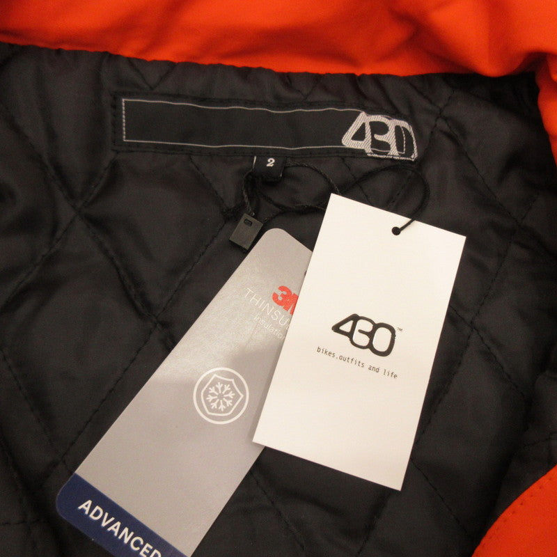 430 - FOURTHIRTY - | FOURTHIRTY PAD FISH CONVERTIBLE JACKET Padded Jacket 23-156 Orange Size: 2