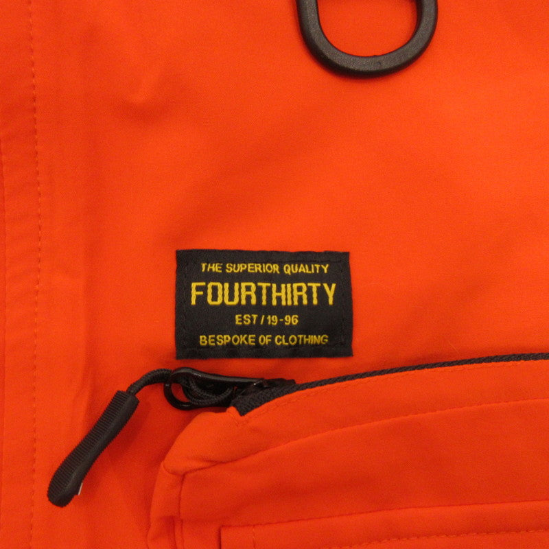 430 - FOURTHIRTY - | FOURTHIRTY PAD FISH CONVERTIBLE JACKET Padded Jacket 23-156 Orange Size: 2
