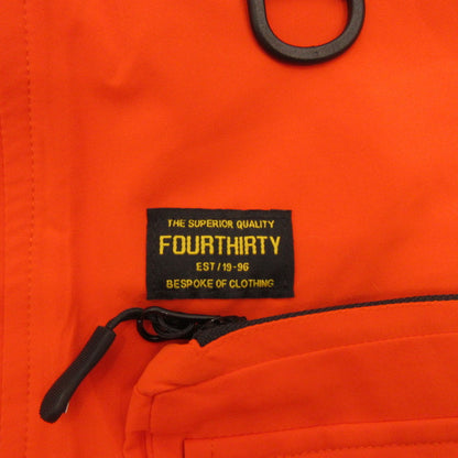 430 - FOURTHIRTY - | FOURTHIRTY PAD FISH CONVERTIBLE JACKET Padded Jacket 23-156 Orange Size: 2