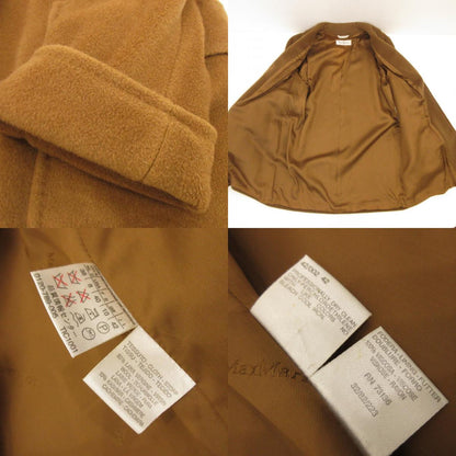 MAX MARA | Max Mara Cashmere Blend Coat Other Outerwear 32/82/223 Brown Size: 42