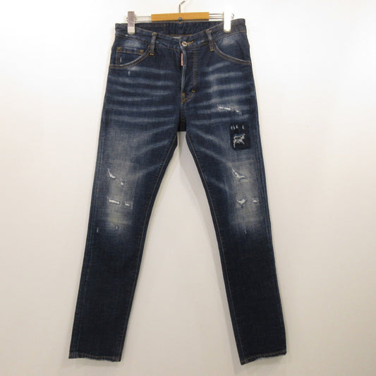 【中古】DSQUARED2 | ディースクエアード デニムパンツ S71LB0004 ネイビー サイズ：46
