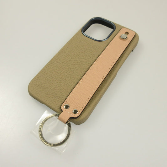 【中古】BONAVENTURA | ボナベンチュラ (iPhone 16) ハンドル付き バックカバーケース その他小物 BWHT16-GGSP ベージュ