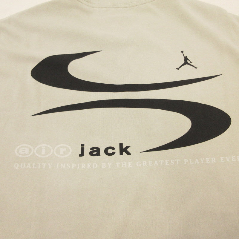 JORDAN | ジョーダン LOGO TEE LIGHT BONE 半袖Ｔシャツ DZ5510-072 ×Travis Scott グレー サイズ：M