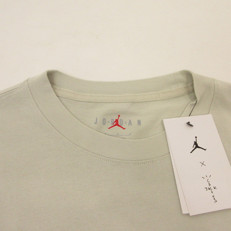 JORDAN | ジョーダン LOGO TEE LIGHT BONE 半袖Ｔシャツ DZ5510-072 ×Travis Scott グレー サイズ：M