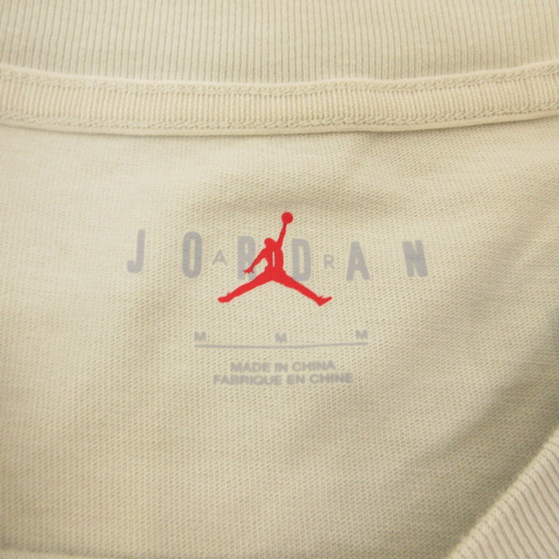 JORDAN | ジョーダン LOGO TEE LIGHT BONE 半袖Ｔシャツ DZ5510-072 ×Travis Scott グレー サイズ：M