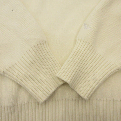 1 PIU 1 UGUALE 3 | Uno Piu Uno Uguale Tre Gradation 3D Logo Knit Sweater USK-23018 White Size: S