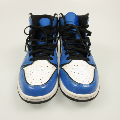 【中古】NIKE | ナイキ AIR JORDAN 1 MID スニーカー DD6834-402 ブルー 28cm