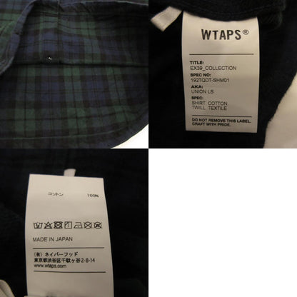 W)TAPS | Double Taps UNION LS SHIRT TEXTILE Long-Sleeve Shirt 192TQDT-SHM01 Size: 2