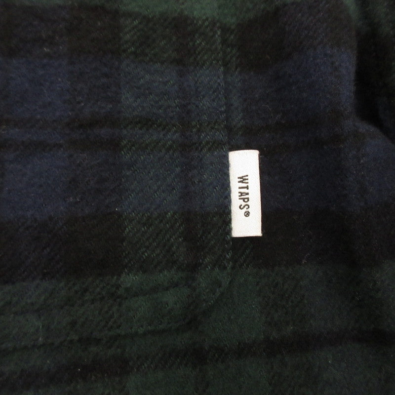 W)TAPS | Double Taps UNION LS SHIRT TEXTILE Long-Sleeve Shirt 192TQDT-SHM01 Size: 2