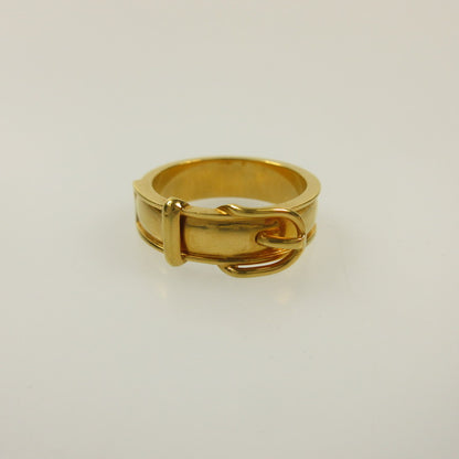 HERMES | Hermes Centure Belt Motif Scarf Ring Ring Gold