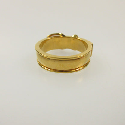 HERMES | Hermes Centure Belt Motif Scarf Ring Ring Gold
