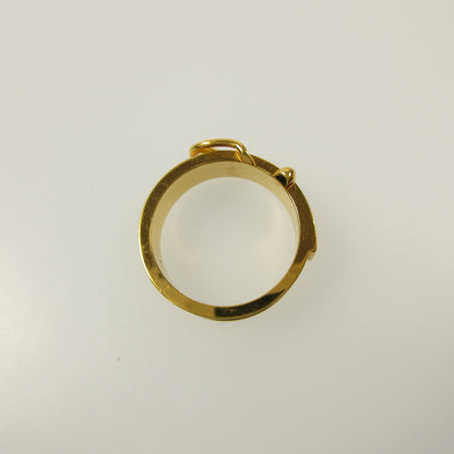 HERMES | Hermes Centure Belt Motif Scarf Ring Ring Gold