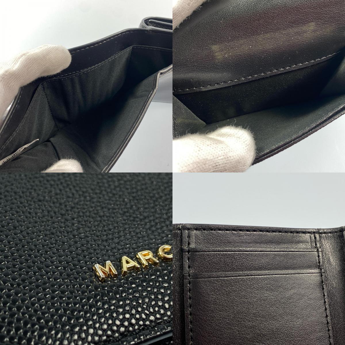 MARC JACOBS | マークジェイコブス MEDIUM TRIFOLD 長財布 S116M06SP21 コンパクトウォレット ブラック【姫路東店】