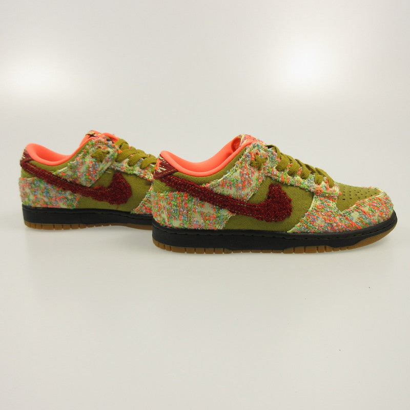 【中古】NIKE | ナイキ DUNK LOW PANDA MONIUM GREEN CURRY AND WHITE スニーカー IB2263-300 マルチカラー 25.5cm