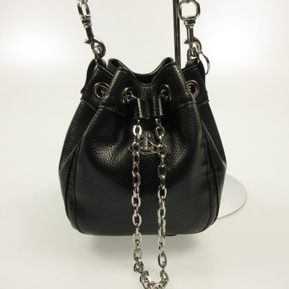 Used: Vivienne Westwood | Vivienne Westwood CHRISSY SMALL BUCKET Shoulder Bag Black