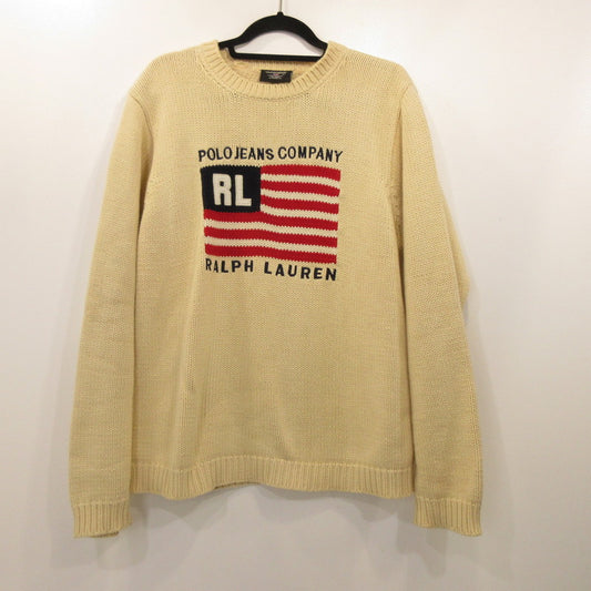 POLO JEANS CO. | Polo Jeans Sweater Beige Size: XL