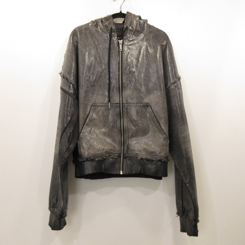 【中古】 waxed denim bomber jacket ボンバージャケット その他アウター DJKML24AVRVV01 シルバー サイズ：L