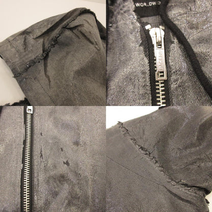 【中古】 waxed denim bomber jacket ボンバージャケット その他アウター DJKML24AVRVV01 シルバー サイズ：L