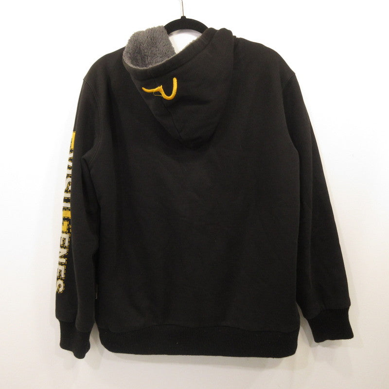 【中古】EVISU | エヴィス パーカー ブラック サイズ：L