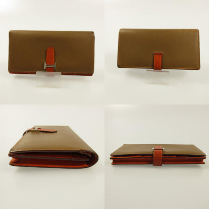 HERMES | Hermes Bearn Soufflet Alzane Long Wallet Year: □G Engraved