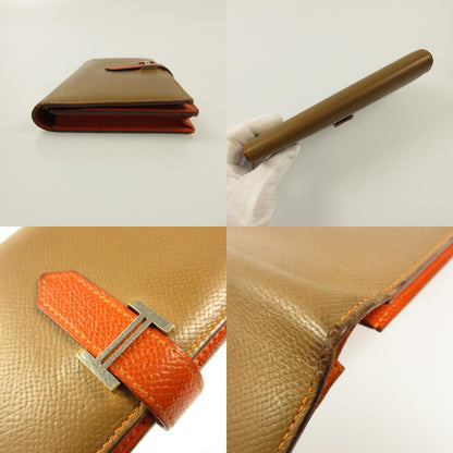 HERMES | Hermes Bearn Soufflet Alzane Long Wallet Year: □G Engraved