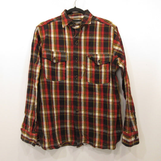 【中古】WARE HOUSE | ウェアハウス　ウエアハウス FLANNEL SHIRTS WITH CHINSTRAP 長袖シャツ Lot 3022 サイズ：38
