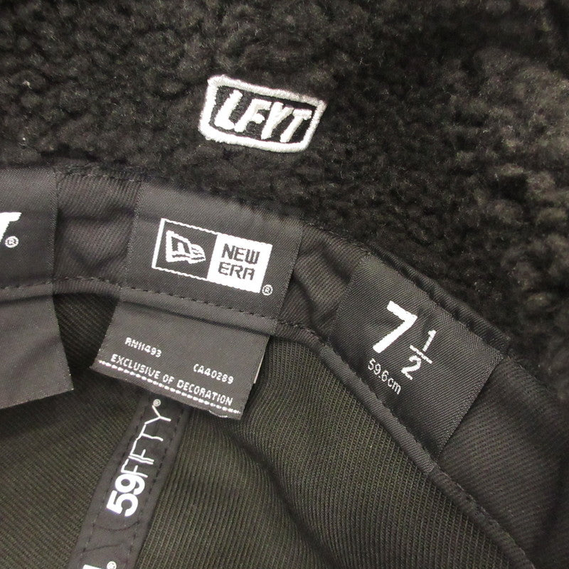 NEW ERA | ニューエラ LF LOGO 59FIFTY 20TH ANNIV. DOG EAR キャップ LA231414 ×LFYT ブラック