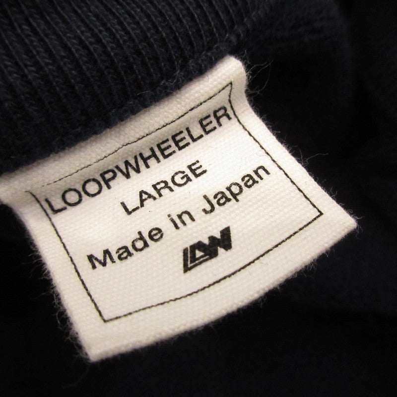 【中古】LOOPWHEELER | ループウィラー ジャージ ネイビー サイズ：L