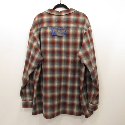 【中古】Maison Margiela | メゾンマルジェラ オーバーサイズチェックネルシャツ 長袖シャツ S67DT0010 国内正規品 サイズ：46