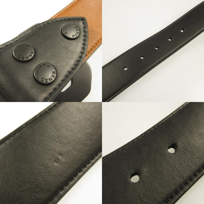 【中古】KENZO | ケンゾー ワイド リバーシブル レザー ベルト ベルト PED55CE015L25.99 ブラック