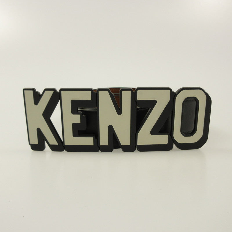 【中古】KENZO | ケンゾー ワイド リバーシブル レザー ベルト ベルト PED55CE015L25.99 ブラック