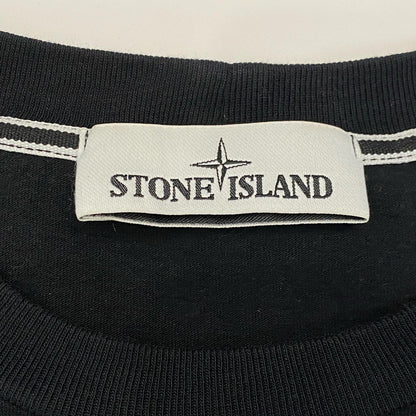 STONE ISLAND | ストーンアイランド SCRATCHED PAINT TWO PRINT 半袖Ｔシャツ 80152RC90 2023S/S 国内正規品 ブラック サイズ：S【姫路東店】