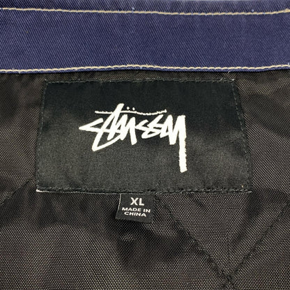 STUSSY | Stüssy POLY COTTON WORK VEST Navy Size: XL