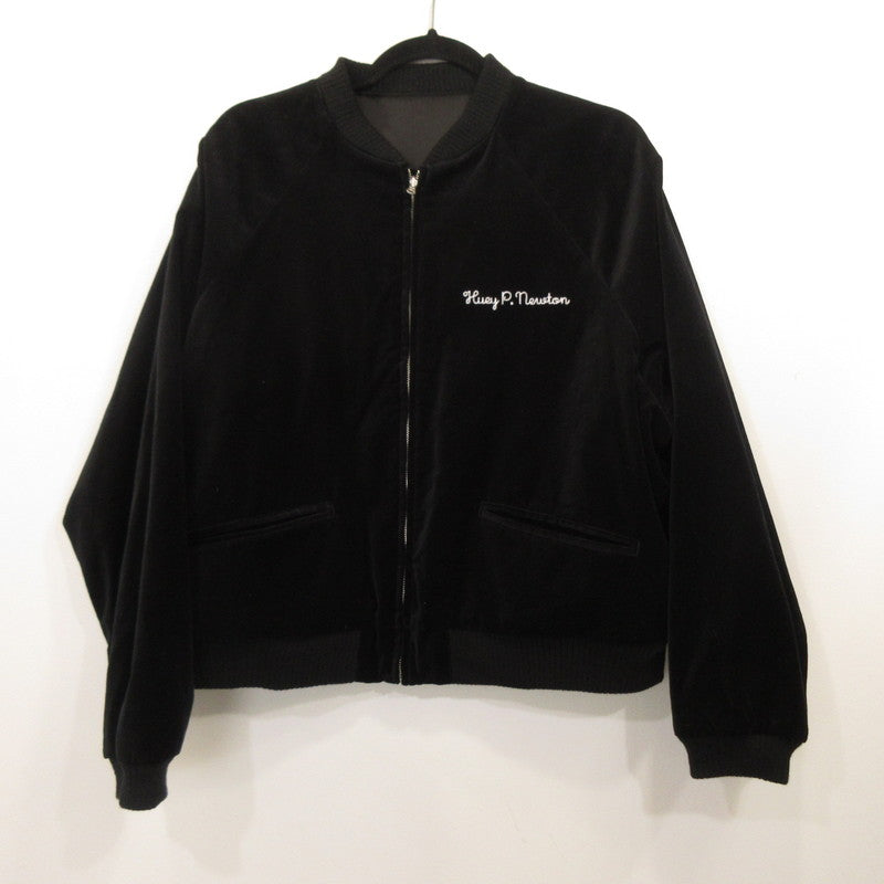 HIGH!STANDARD(聖林公司 | HIGH STANDARD BLACK PANTHER Velour Souvenir Jacket Black Size: S