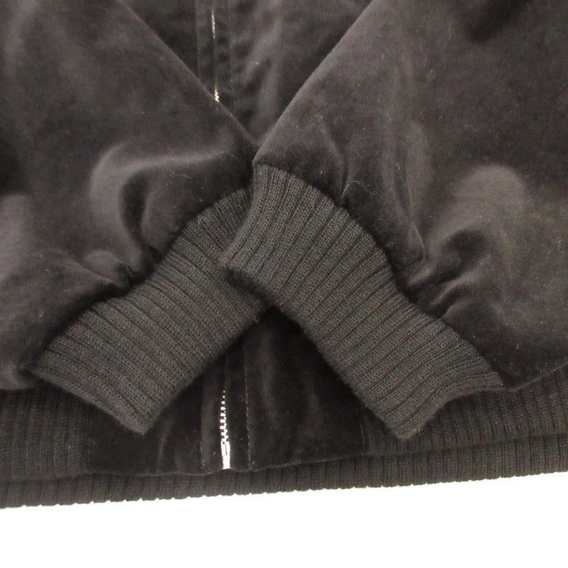 HIGH!STANDARD(聖林公司 | HIGH STANDARD BLACK PANTHER Velour Souvenir Jacket Black Size: S
