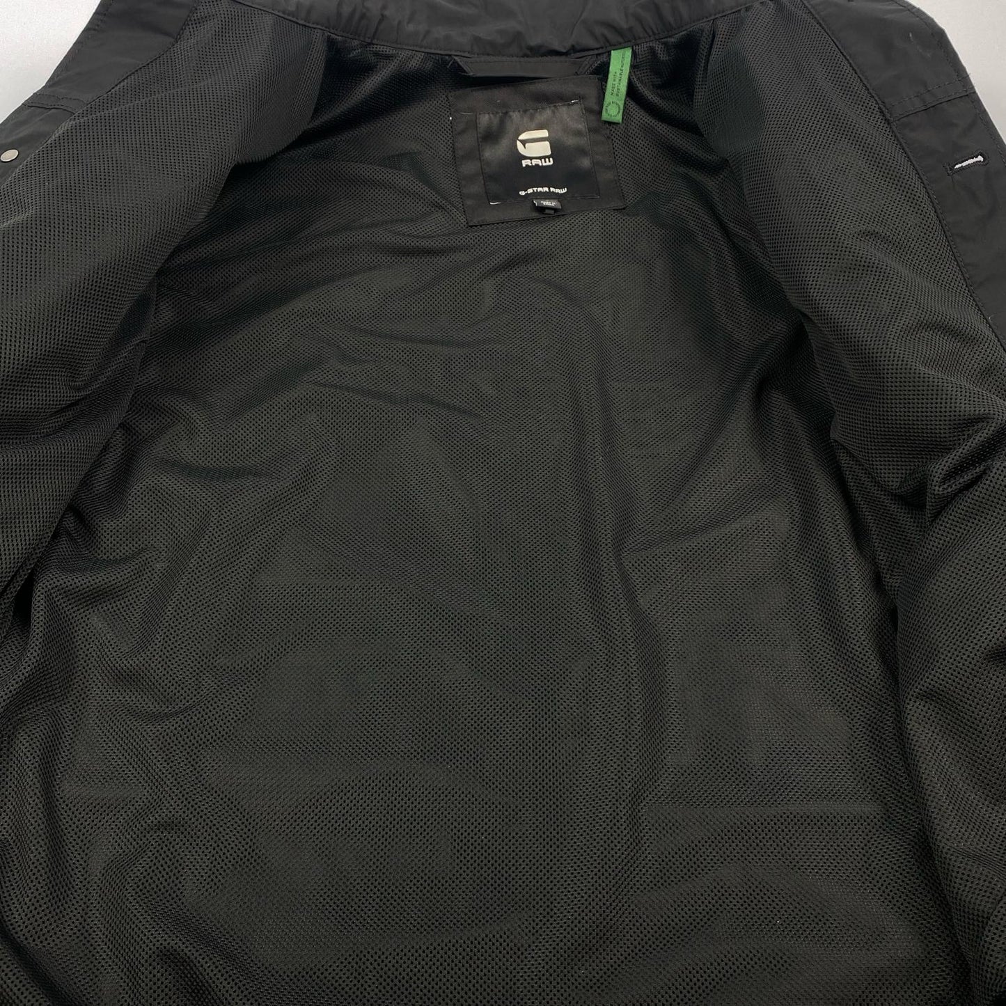【中古】G-STAR | ジースター FLIGHT COMBAT JACKET ナイロンジャケット D19124-C655 ブラック サイズ：S